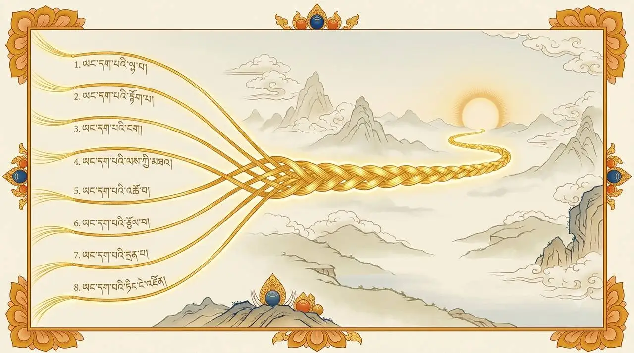 Hai cực đoan: trái là hưởng lạc quá độ, phải là khổ hạnh, giữa là Trung Đạo