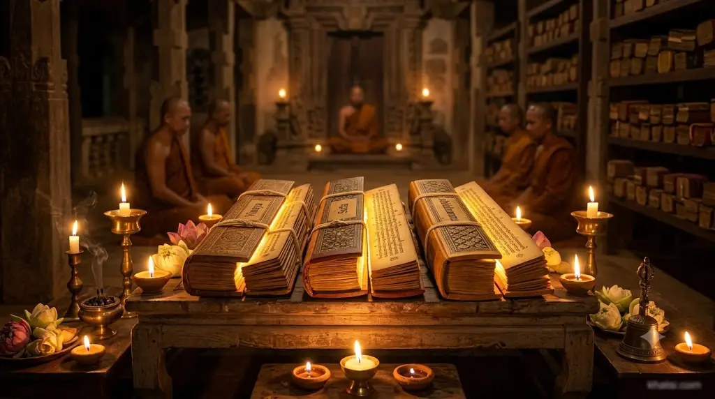 Ba ngôi báu Phật, Pháp, Tăng, biểu tượng Tam quy y trong đạo Phật