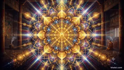 Mandala Hoa Nghiêm thể hiện pháp giới tương tức viên dung