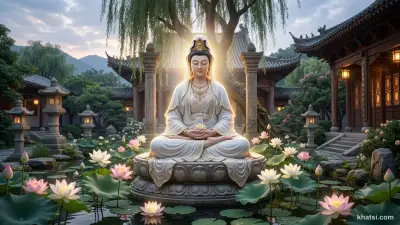 Quan Âm Bồ-Tát Avalokiteśvara trong tư thế thiền định