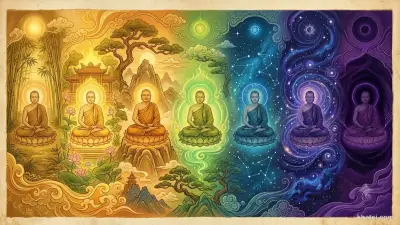 Bộ tượng Bát Chánh Đạo tượng trưng cho sự luyện tập tuệ, giới, định dẫn đến thiền định