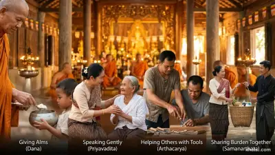 Tứ Nhiếp Pháp - bốn phương pháp nhiếp phục trong Bồ-tát hạnh